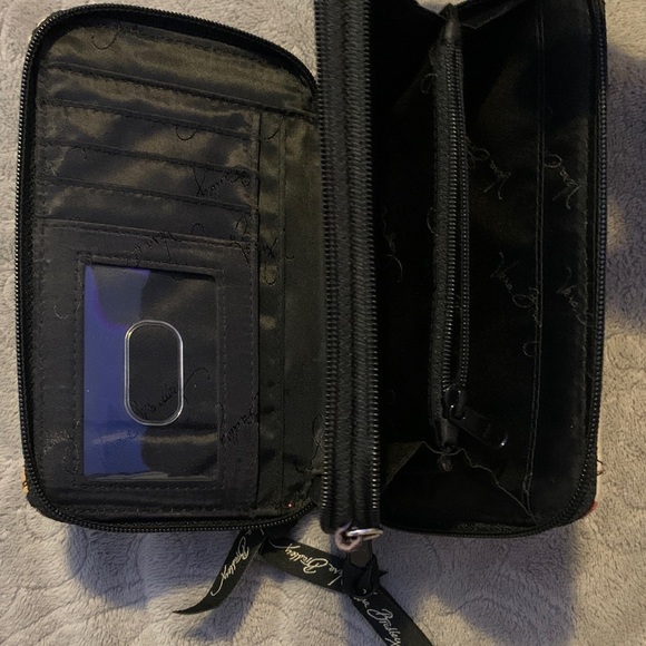 Vera Bradley Yellow and Purple Quilted Wallet - Picture 4 of 7